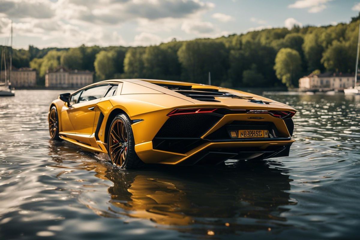 bateau lamborghini : luxe et vitesse sur l'eau